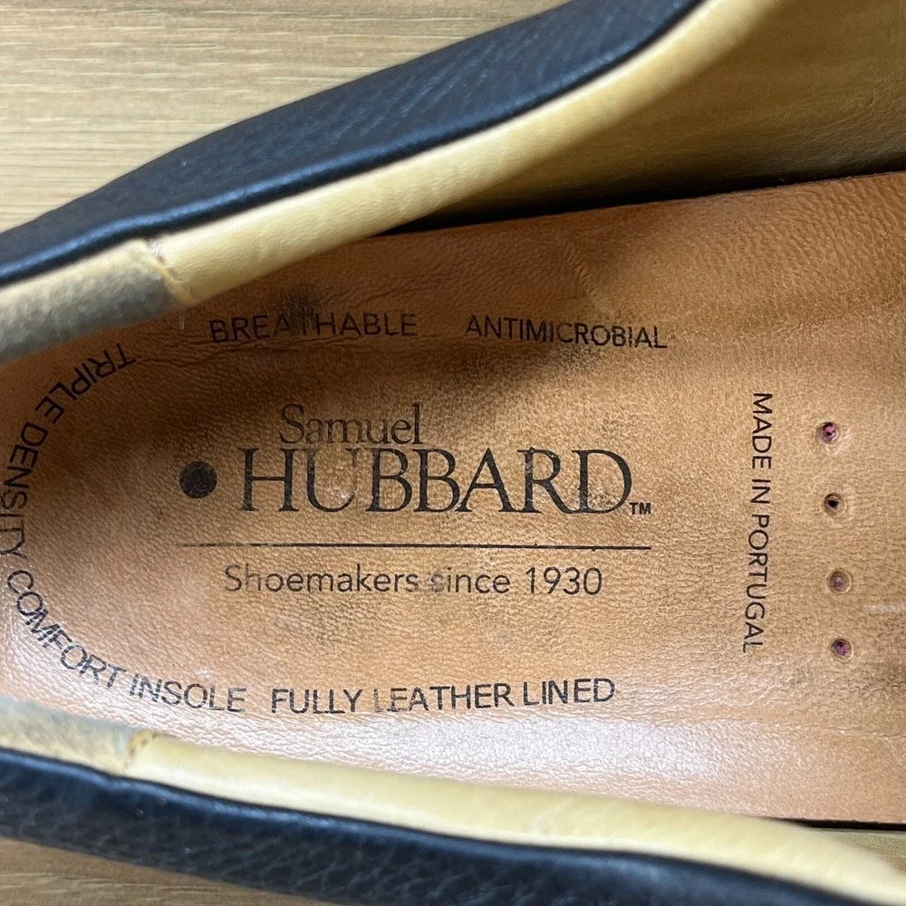 Samuel Hubbard‎ Free Mens Shoes 10 W Black Leather Casual Comfort M1100